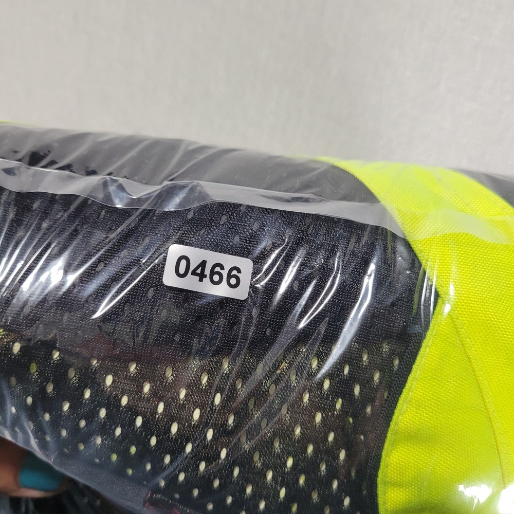 Olympia Moto Sports Reflective Neon Yellow Safety Vest Men's XL 2XL - Picture 14 of 14
